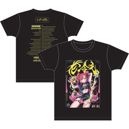 Handabie Anime World Tour Tee front and back