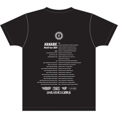 Hanabie World Tour '23 Tee back