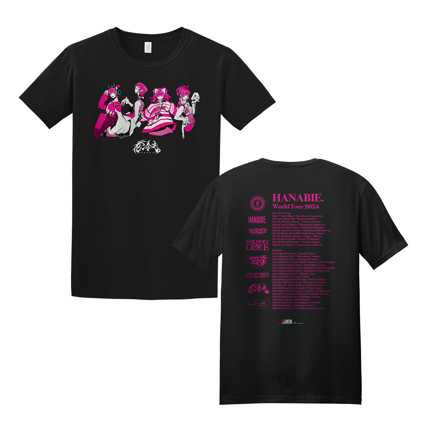 2024 World Tour Band Tee