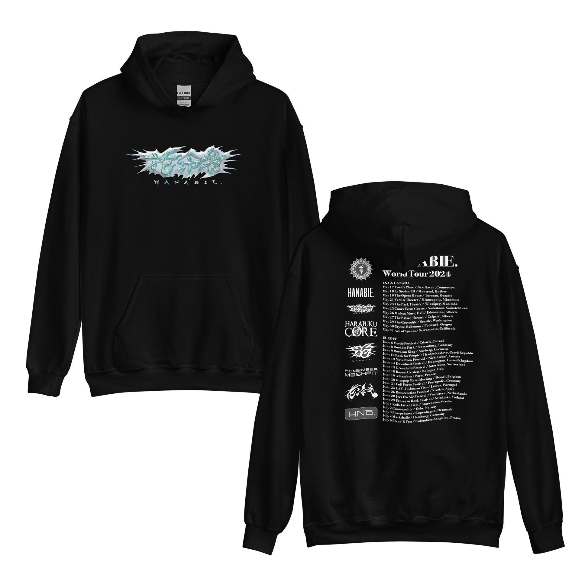 2024 World Tour Hoodie – Hanabie 2024 World Tour Hoodie – Hanabie